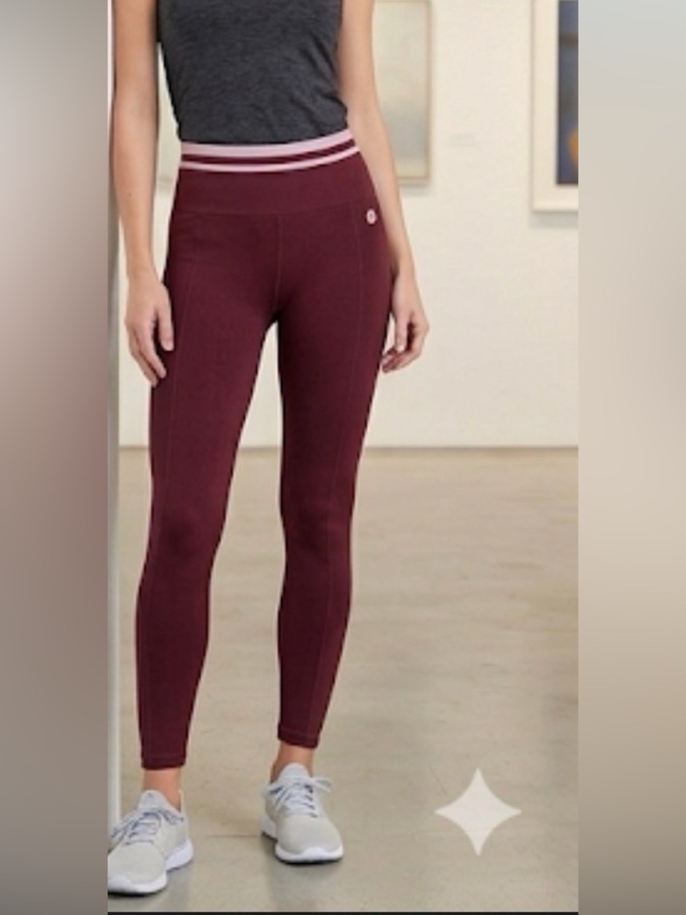 Women’s small PENN Maroon  or Green Athletic seamless Leggings NWOT